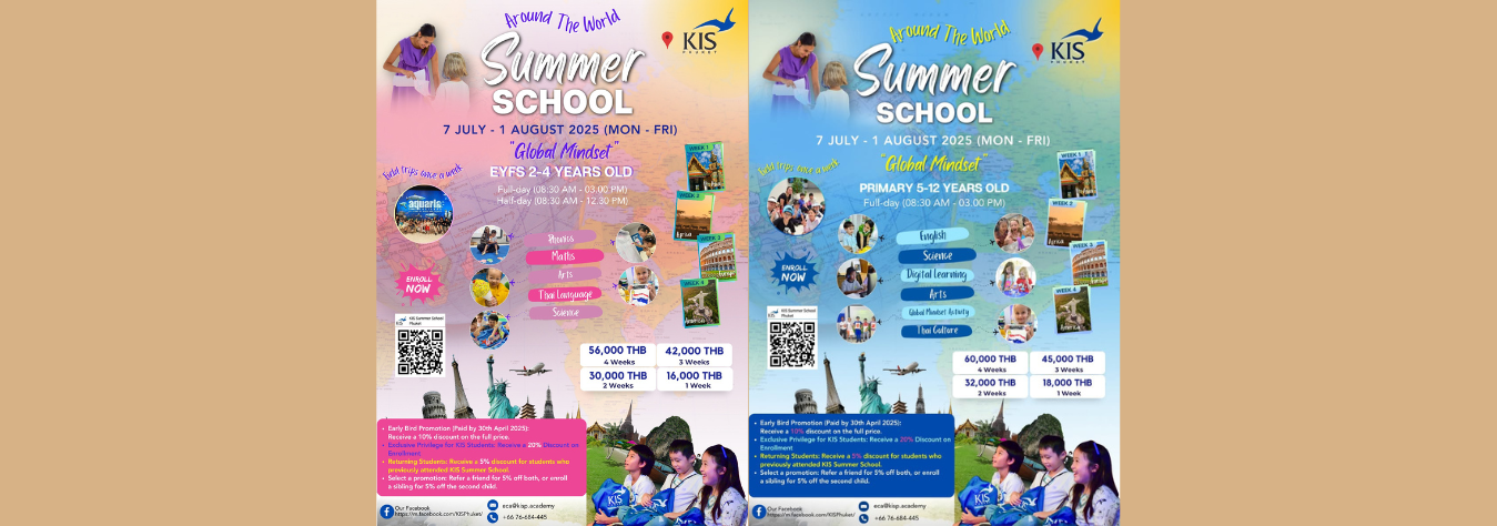 Kajonkiet International School Phuket - Summer School 2025: Around the World!