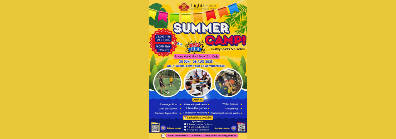Lighthouse International School, Rawai - Summer Camp 2025