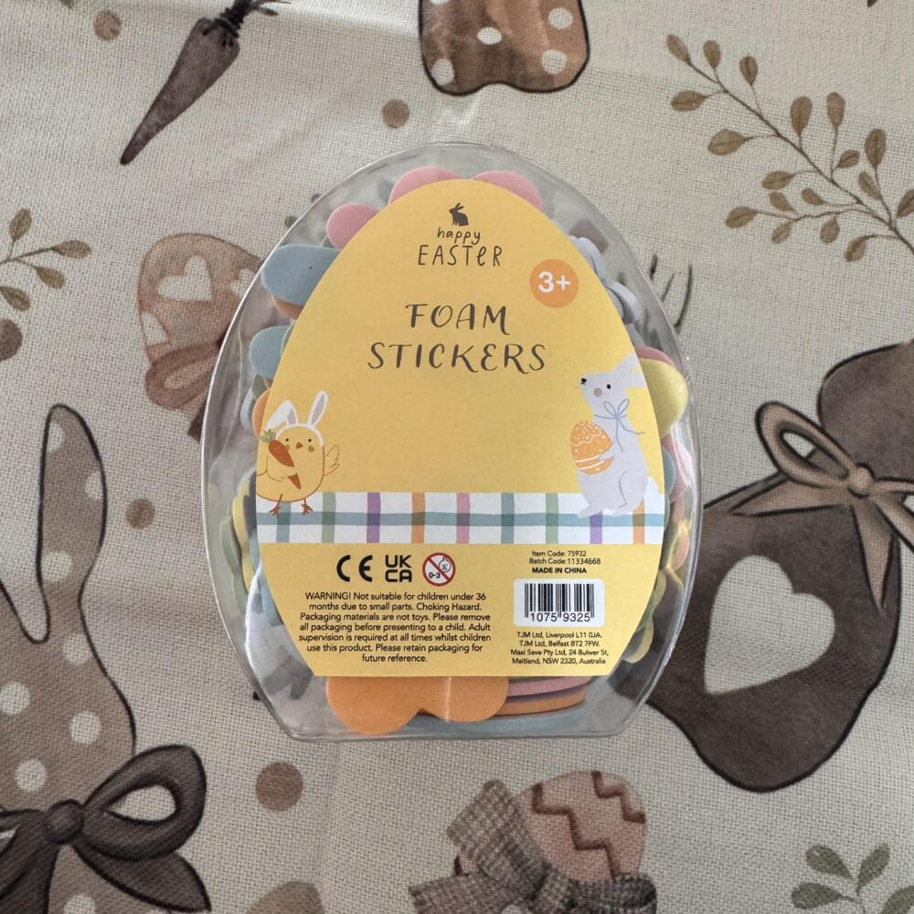 Foam sticker easter
