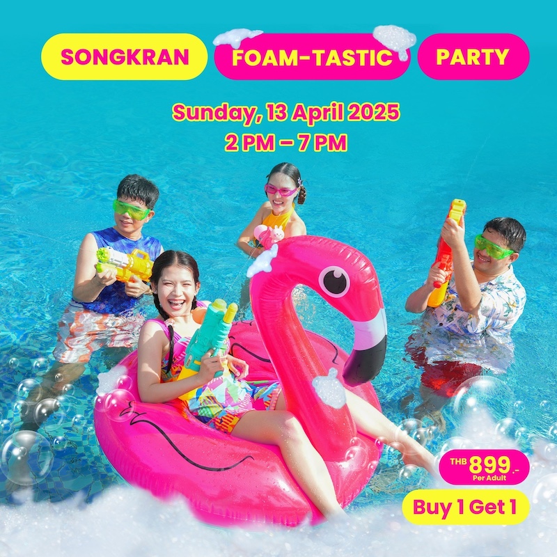 OZO Phuket - Songkran Foam-tastic Party