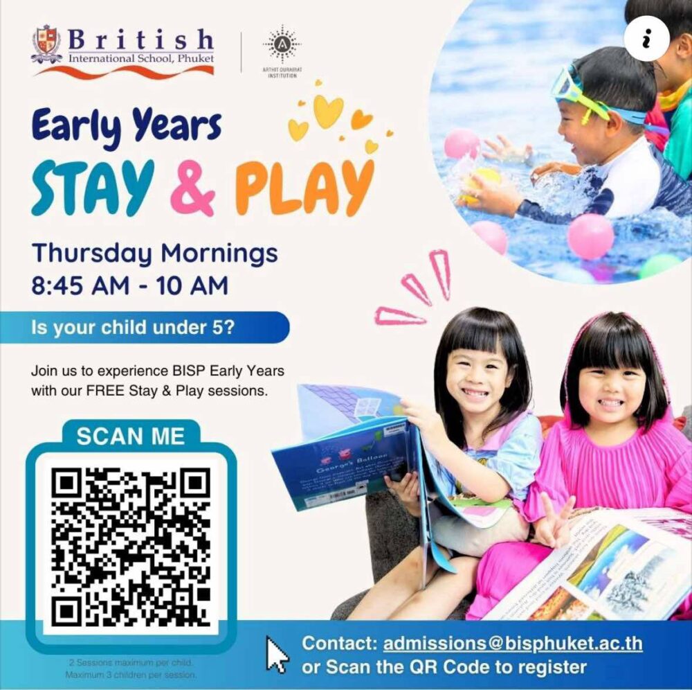 BISP Early Year Stay & Play sessions.