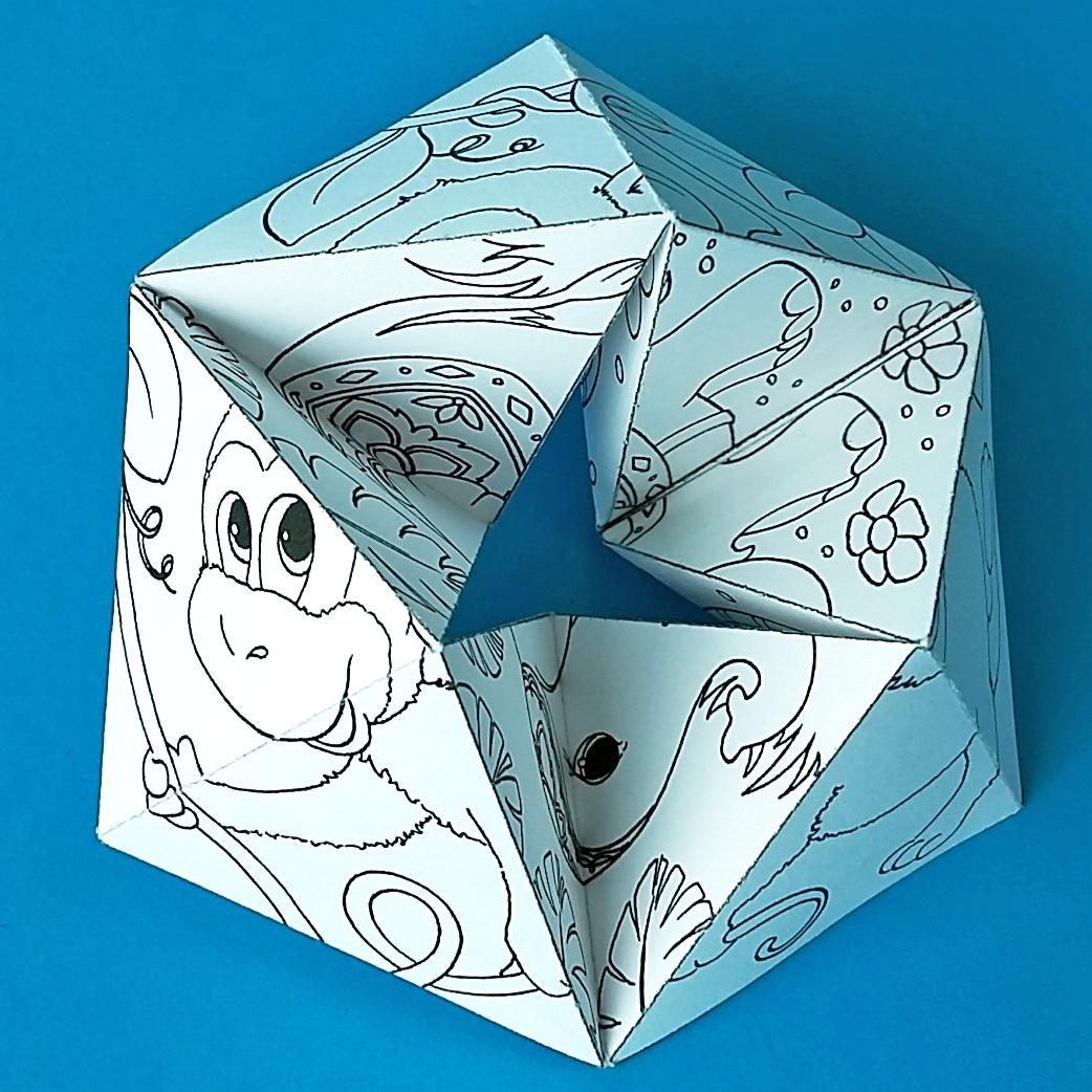 Hattifant Thai Animal Flextangle Paper Craft