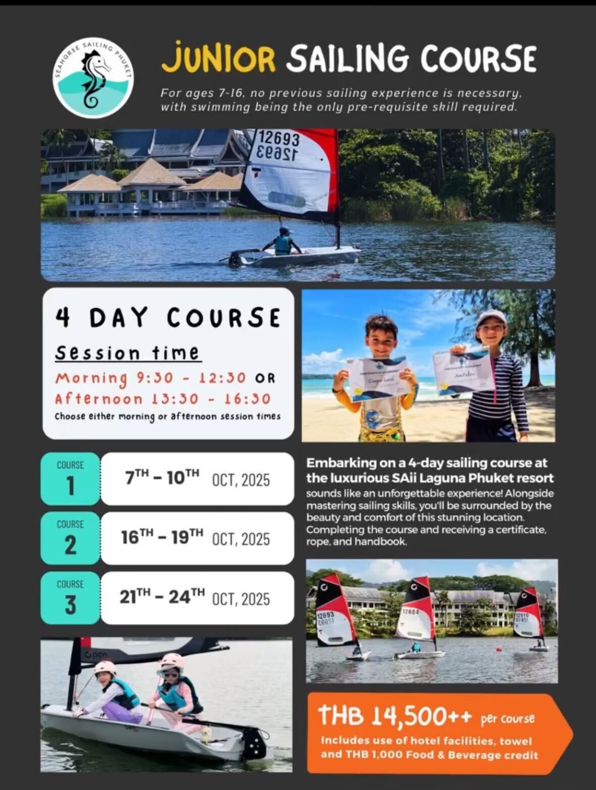 Seahorse Sailing Phuket - Junior Sailing Course