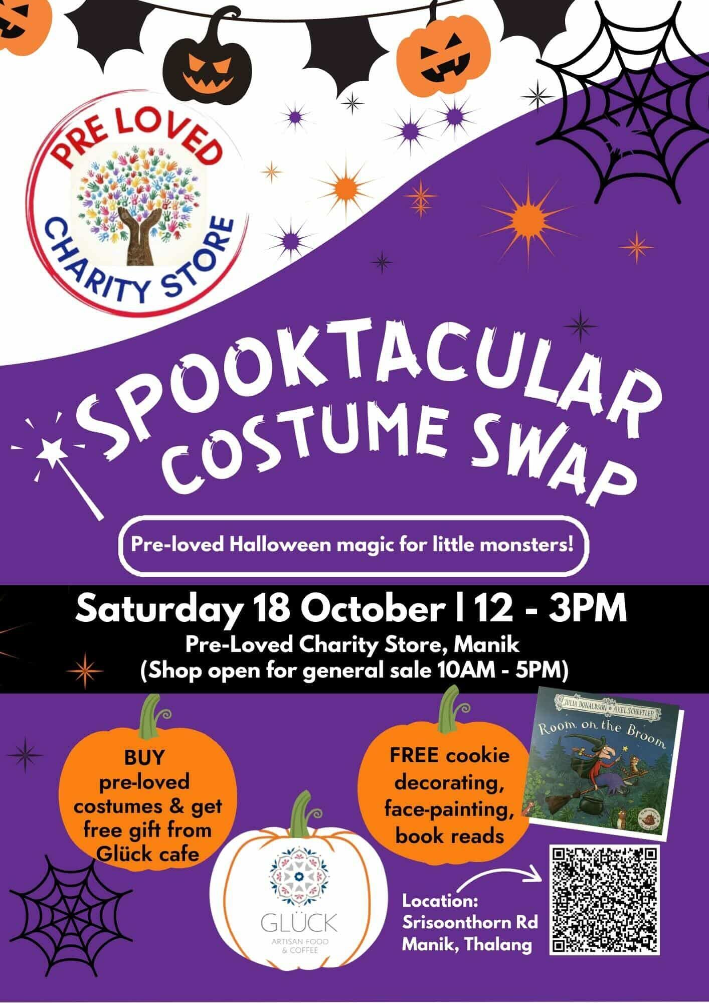 Pre-Loved Charity Store – Spooktacular Costume Swap