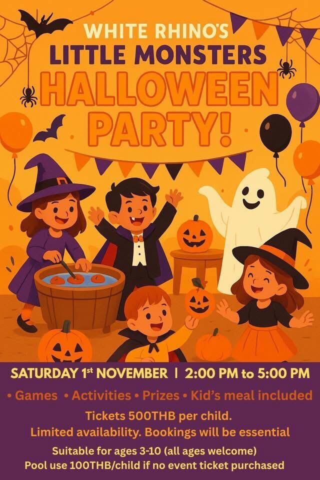 White Rhino Little Monsters Halloween Party White Rhino Little Monsters Halloween Party