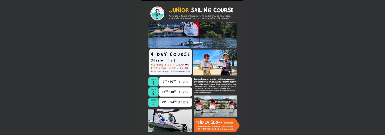Seahorse Sailing Phuket - Junior Sailing Course