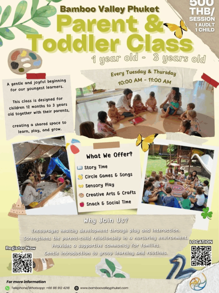 Bamboo Valley Phuket Parent & Toddler Class Bamboo Valley Phuket Parent & Toddler Class