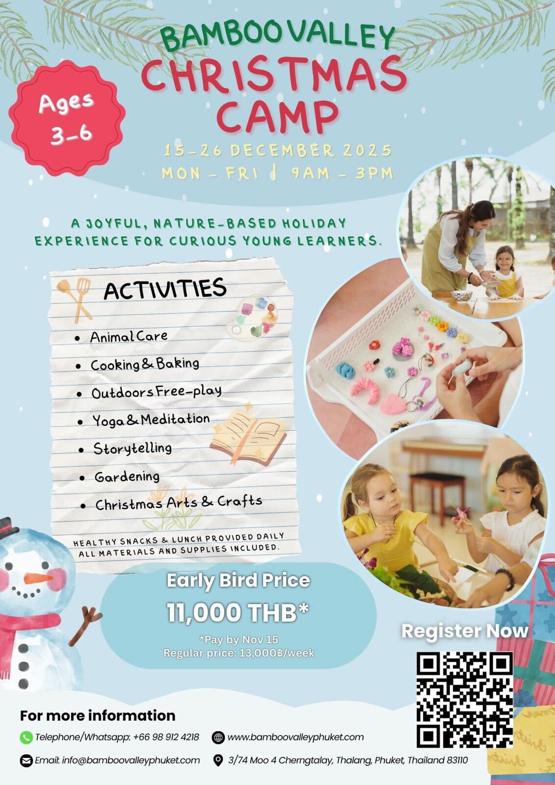 Bamboo Valley Christmas Camp 2025