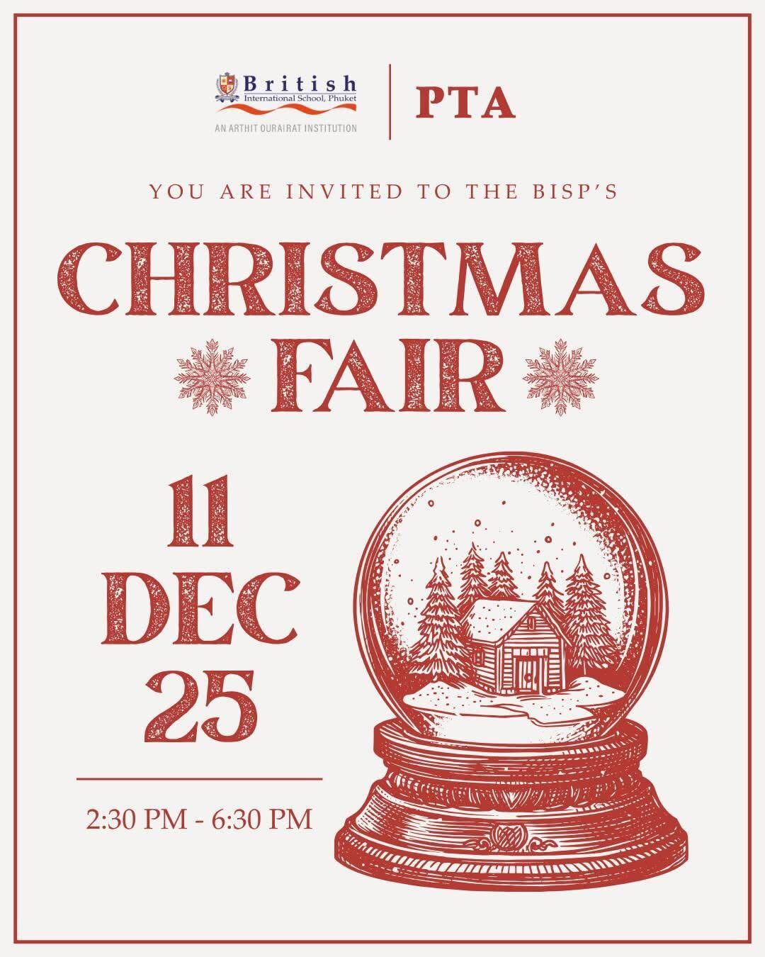 British International School Phuket Christmas Fair 2025