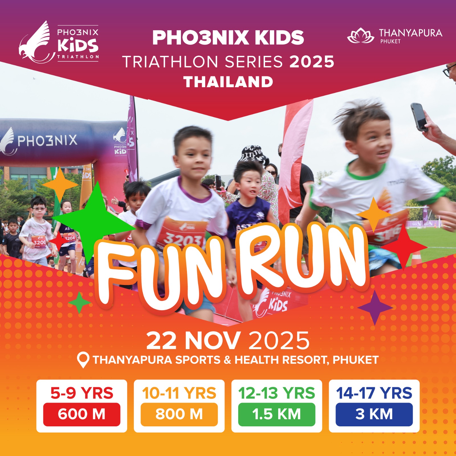 Pho3nix Kids Triathlon Thailand