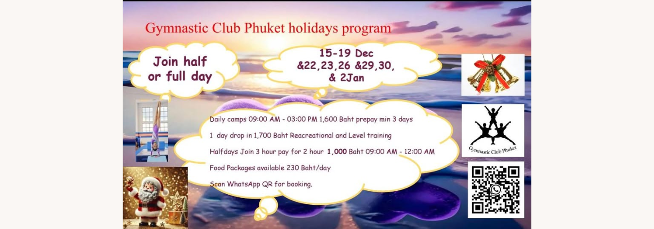 Gymnastic Club Phuket Holidays Daily Camps