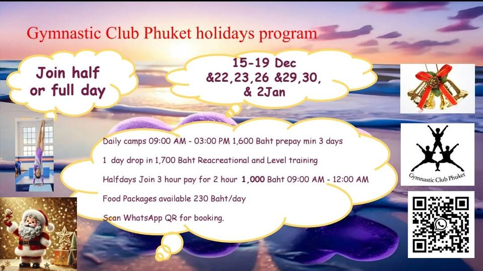 Gymnastic Club Phuket Holidays Daily Camps