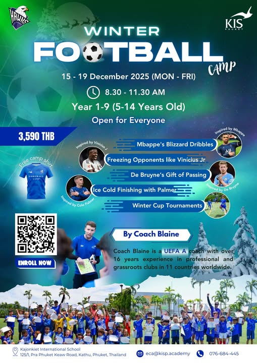 Kajonkiet International School Football Camp