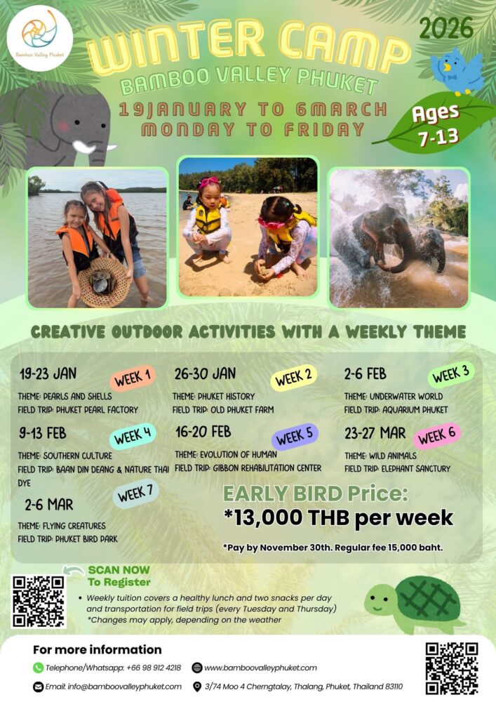 Bamboo Valley Phuket Winter Camp