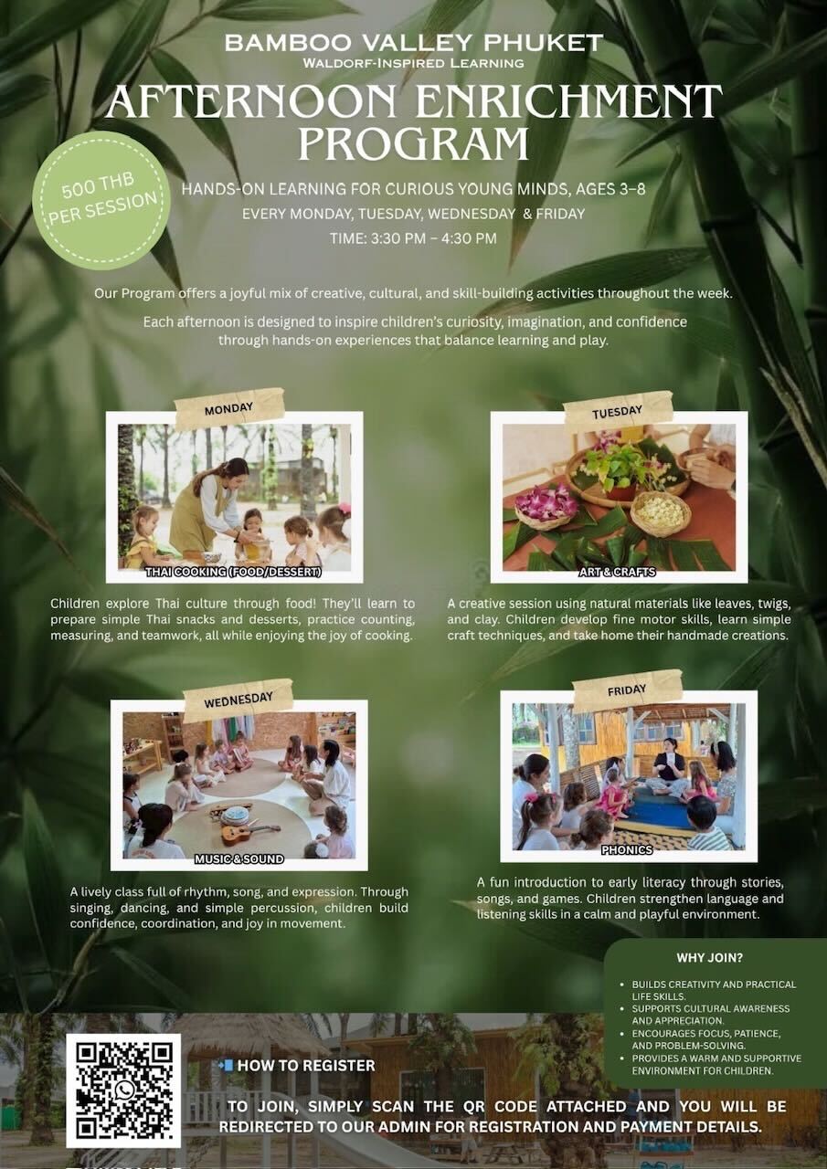 Bamboo Valley Phuket Afternoon Enrichment Program