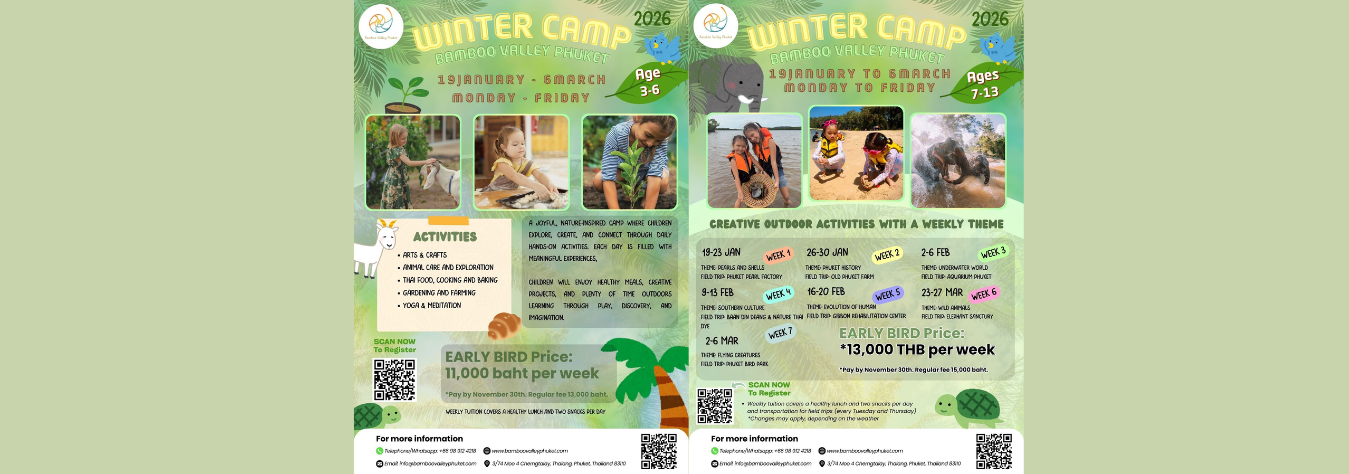 Bamboo Valley Phuket Winter Camp