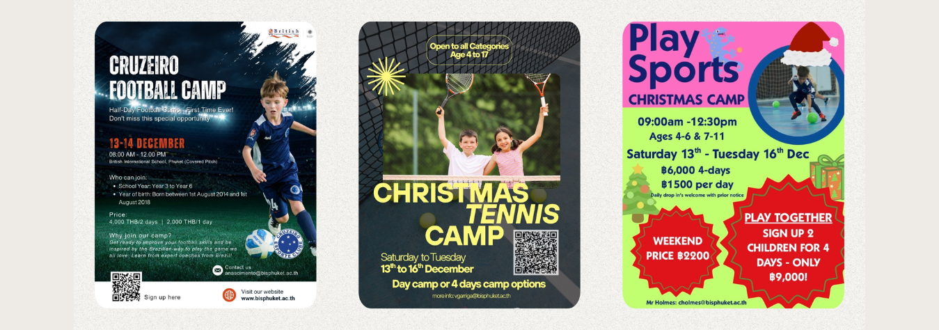 BISP Christmas Camps