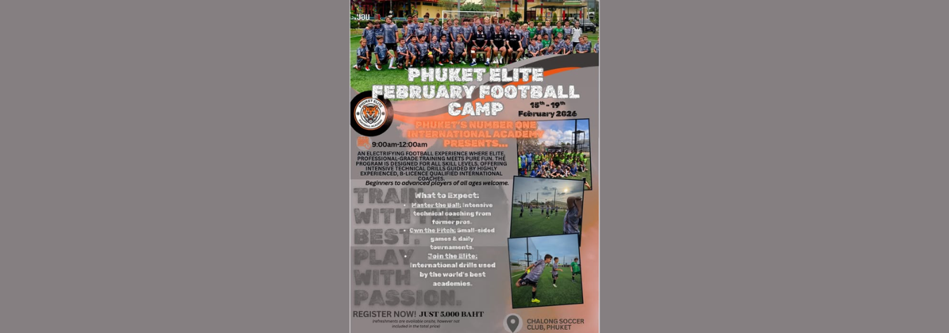 Phuket Elite International Academy Football Camp