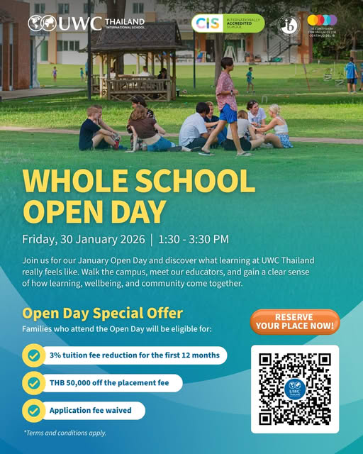 UWC Thailand Whole School Open Day