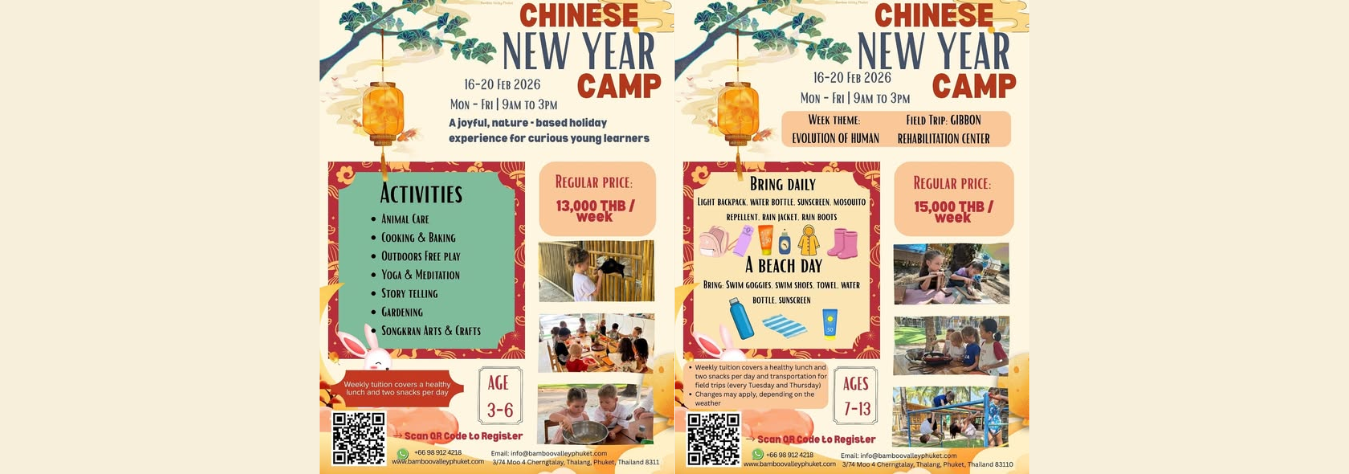 Bamboo Valley Phuket Chinese New Year Camp