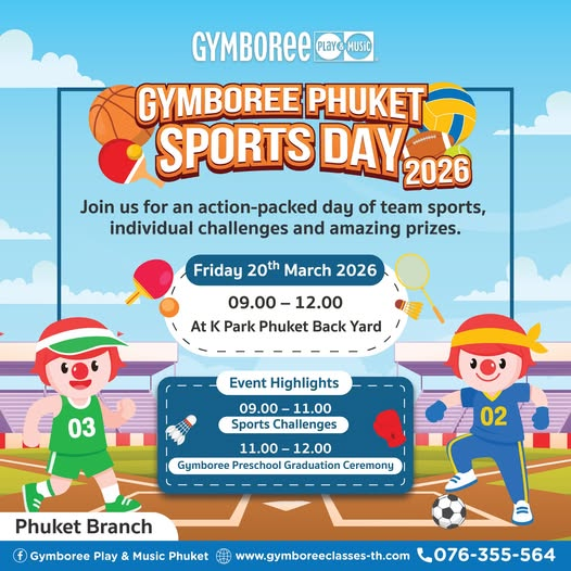 Gymboree Phuket Sports Day