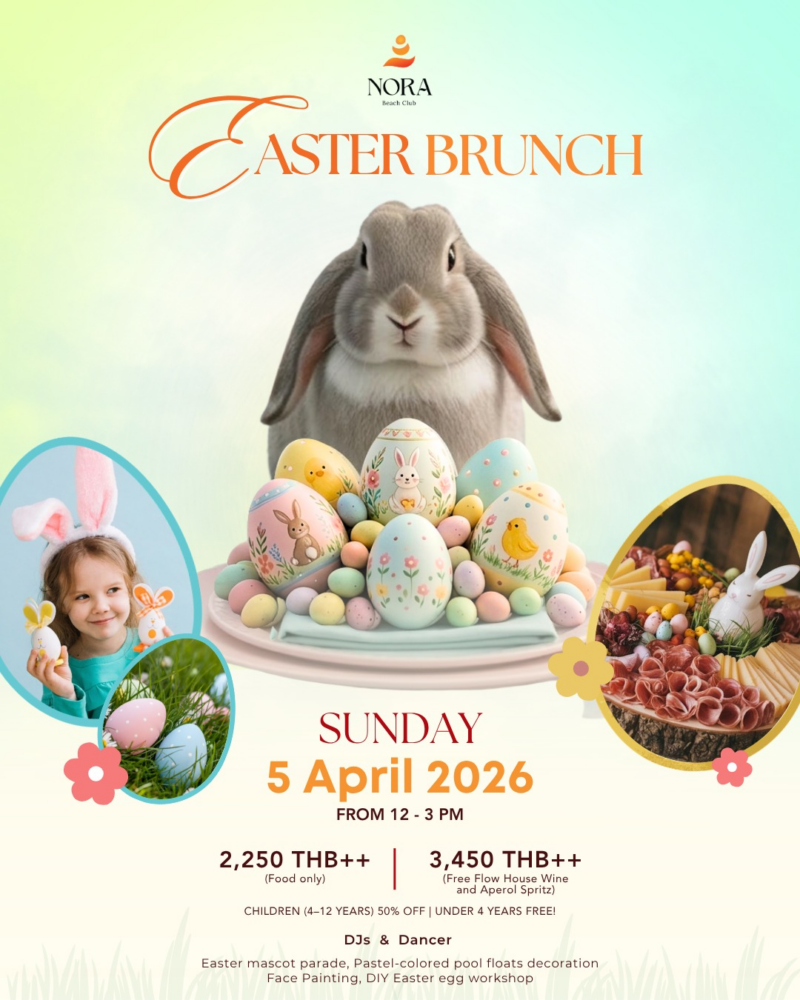 Nora Beach Club Easter Brunch