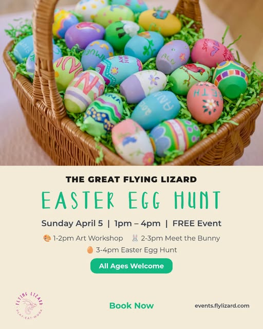 Flying Lizard Easter Egg Hunt