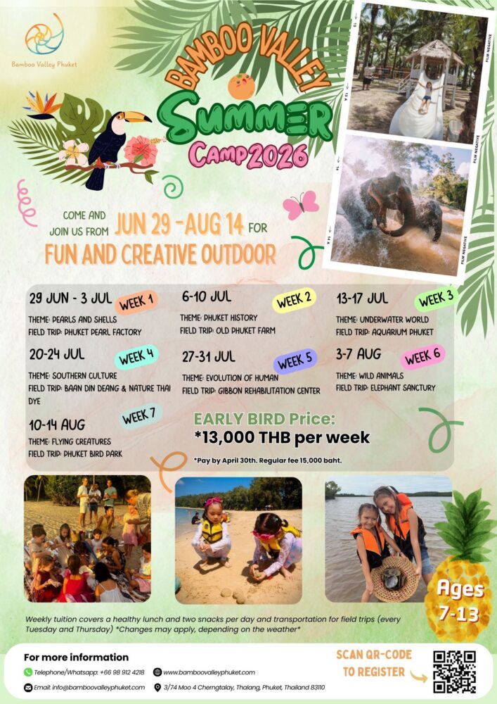 Bamboo Valley Phuket Summer Camp 2026
