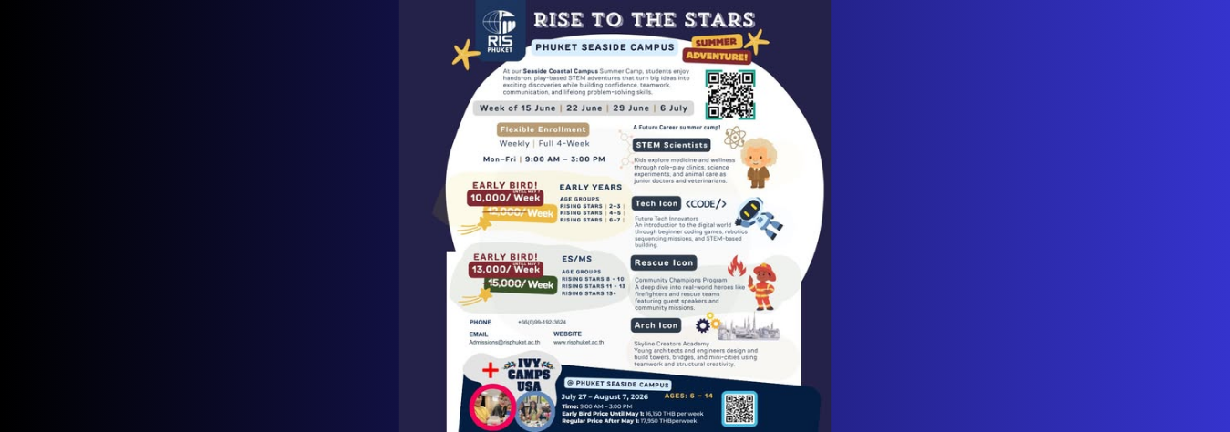 RIS Phuket Summer Camp : Rise to the Stars