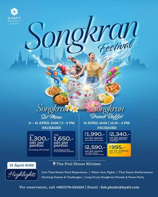Hyatt Phuket Songkran Festival
