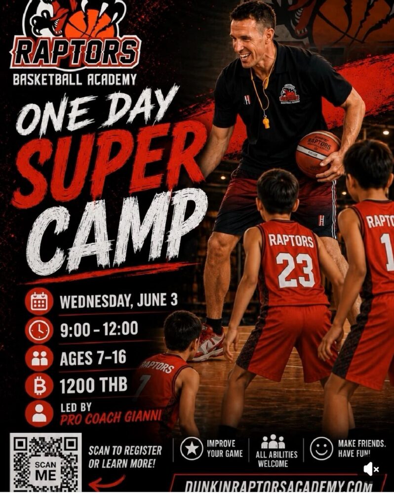 Dunkin’ Raptors Basketball Academy One Day Super Camp