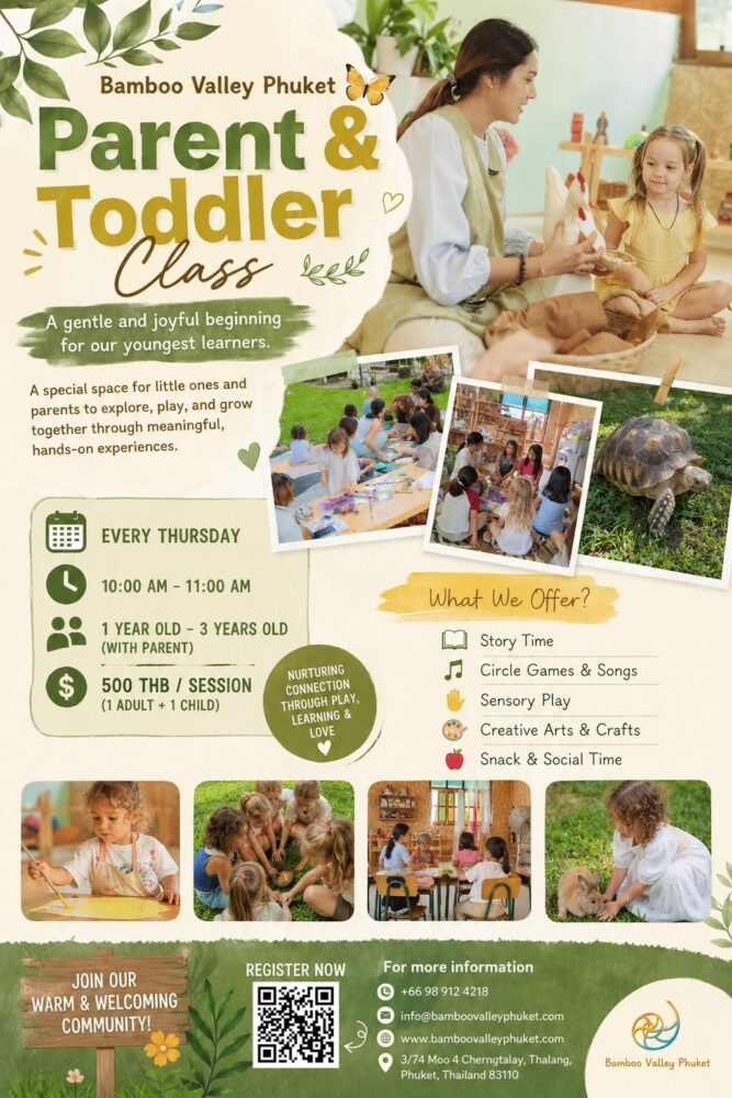 Bamboo Valley Phuket Parent & Toddler Class
