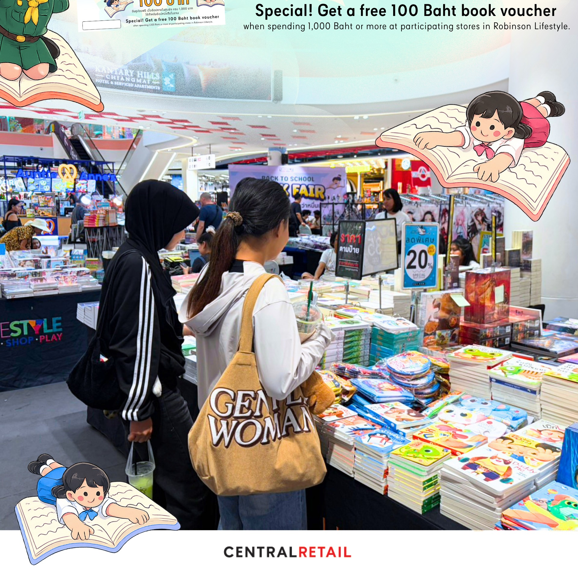 Robinson Lifestyle Chalong Back to School Book Fair