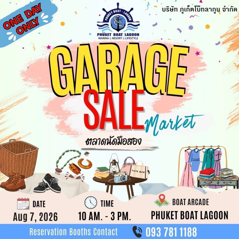 Phuket Boat Lagoon Garage Sale Market