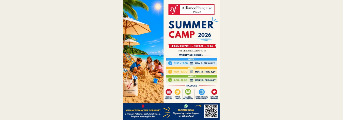 Alliance Française de Phuket Summer Camp 2026