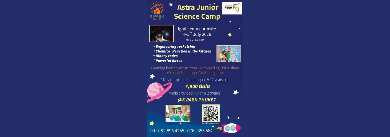 K Park Phuket Astra Junior Science Camp 2026