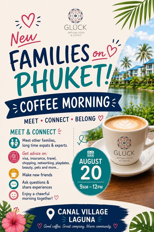 Glück New Families on Phuket Coffee Morning
