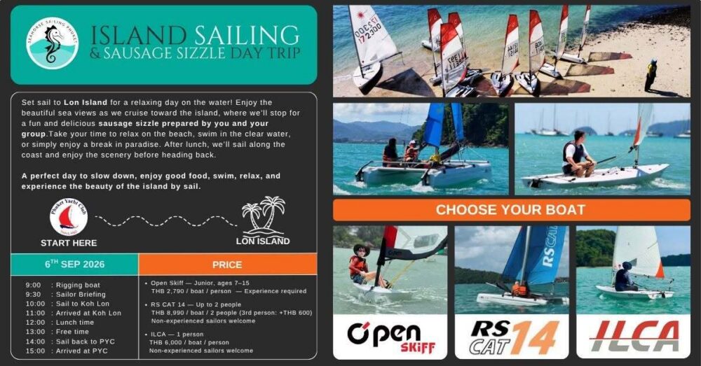 Seahorse Sailing Phuket Island Sailing & Sausage Sizzle Day Trip