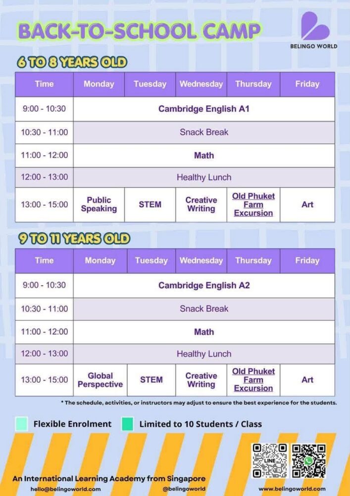 Belingo World Back To School Camp