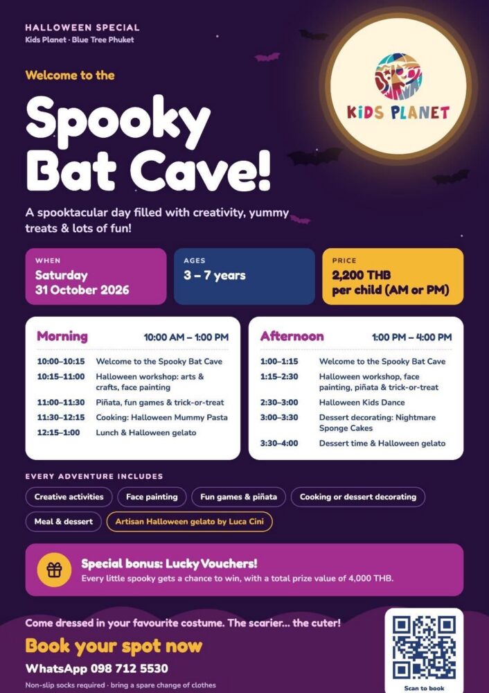 Kids Planet at Blue Tree Phuket THE SPOOKY BAT CAVE